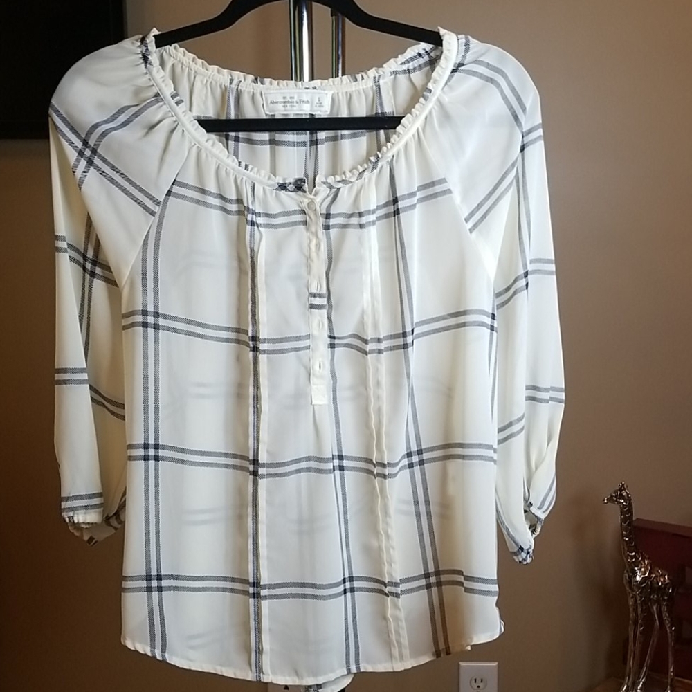 Abercrombie & Fitch sheer shirt